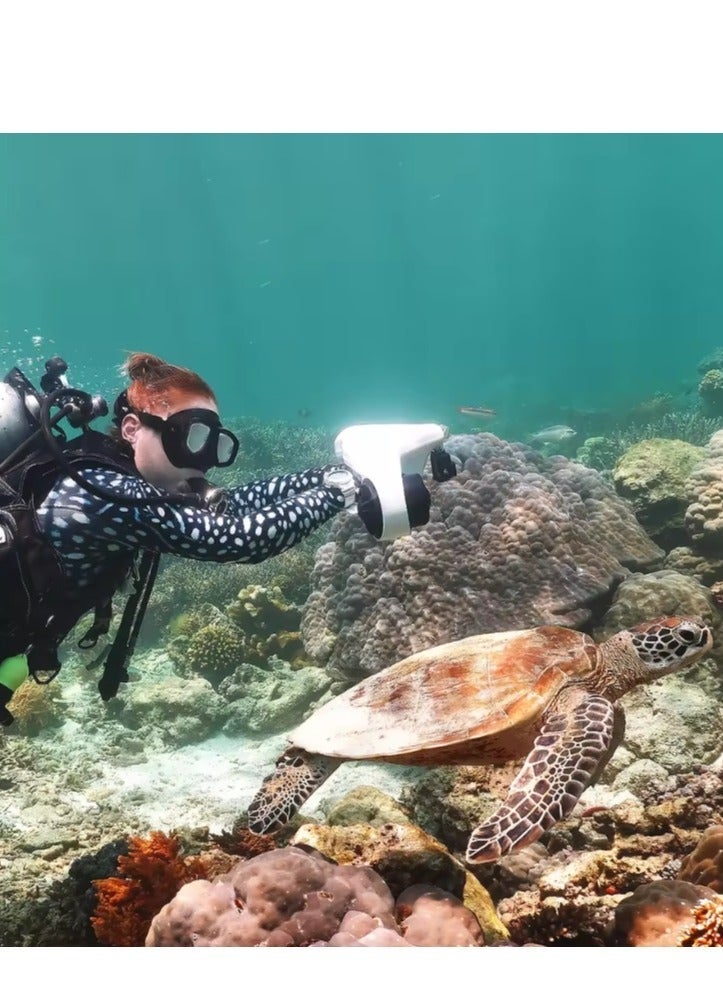 CRONY EL-SS01 Underwater Sea Scooter, 500W Dual Motor, 30M Depth Rating, 35min Runtime for Adult & Kid Divers - Image 4